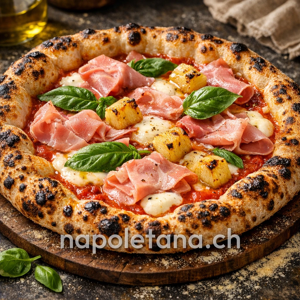 Il Peccato d’Oro – Pizza Hawaï avec Ananas & Prosciutto Cotto
